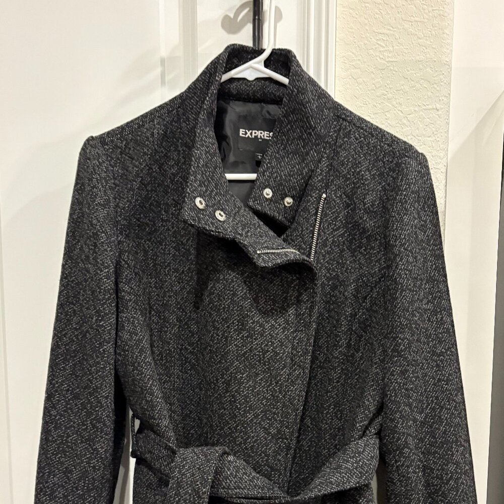 Express Women's Wool Winter Jacket Size Large - Excellent Condition